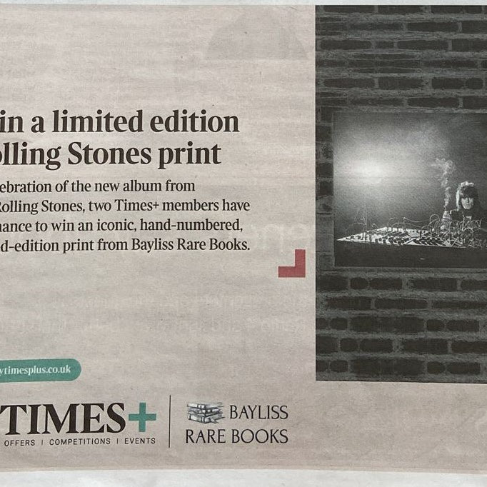 Partnership with The Times and The Sunday Times: The Rolling Stones Giveaway