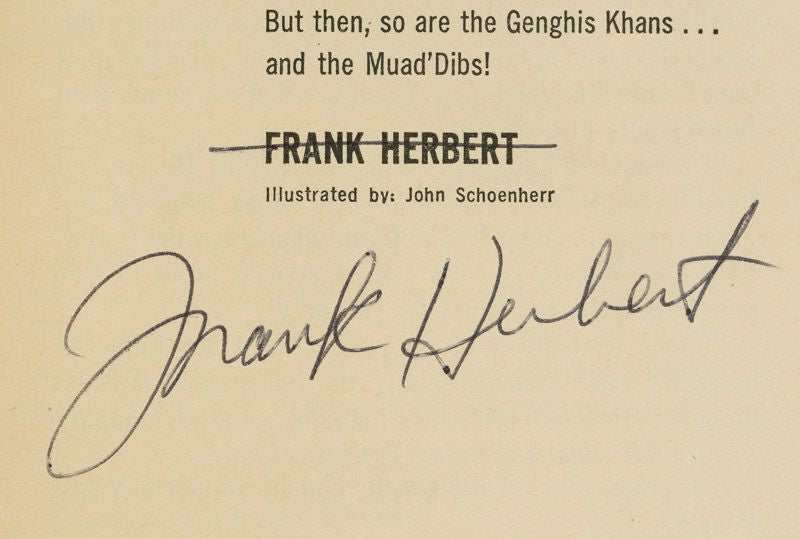 Signed First Editions