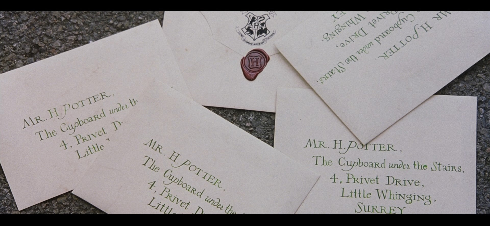 Hogwarts Acceptance Letter  2001, original production made letter