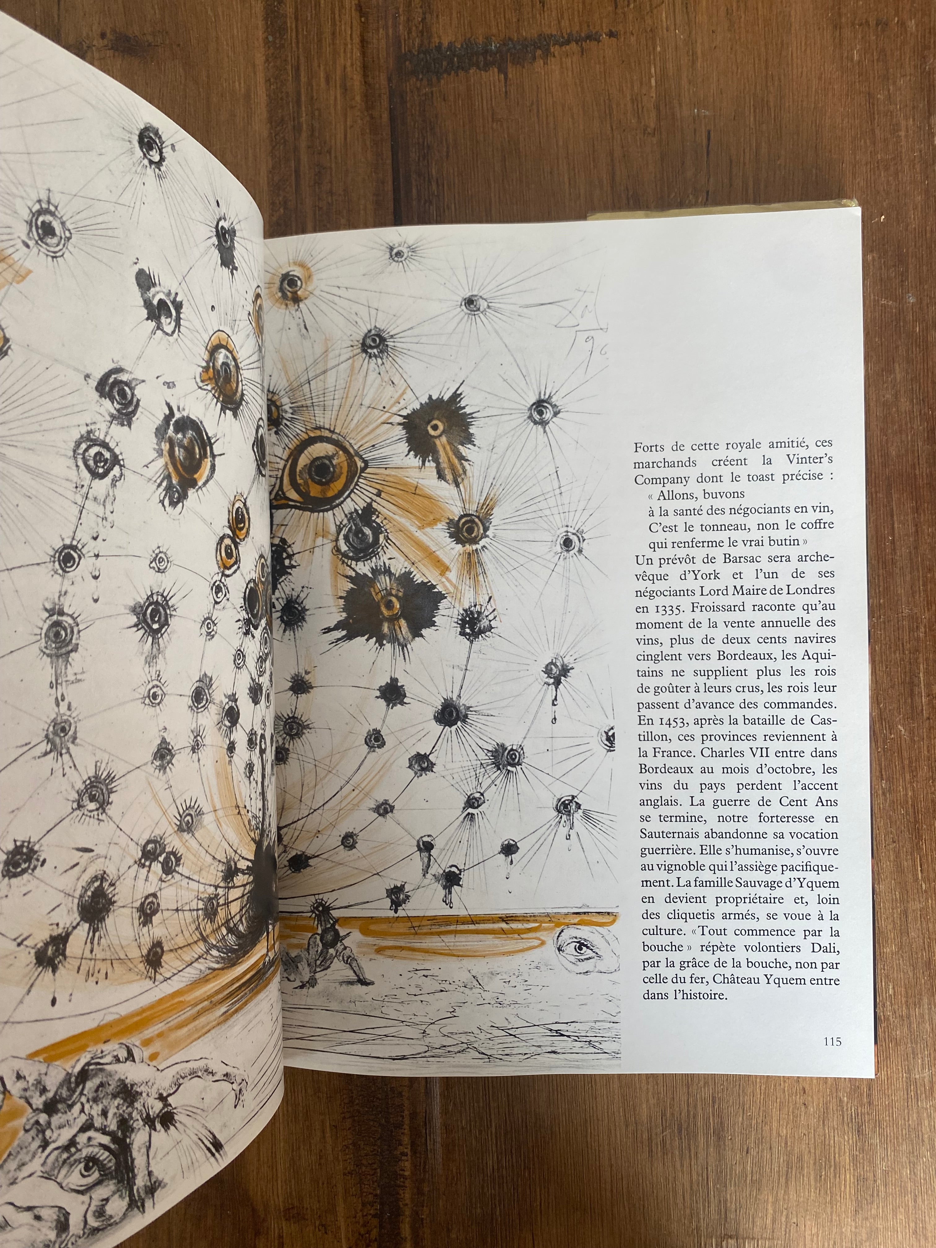 Les Vins de Gala | 1977, first edition of Salvador Dali's
