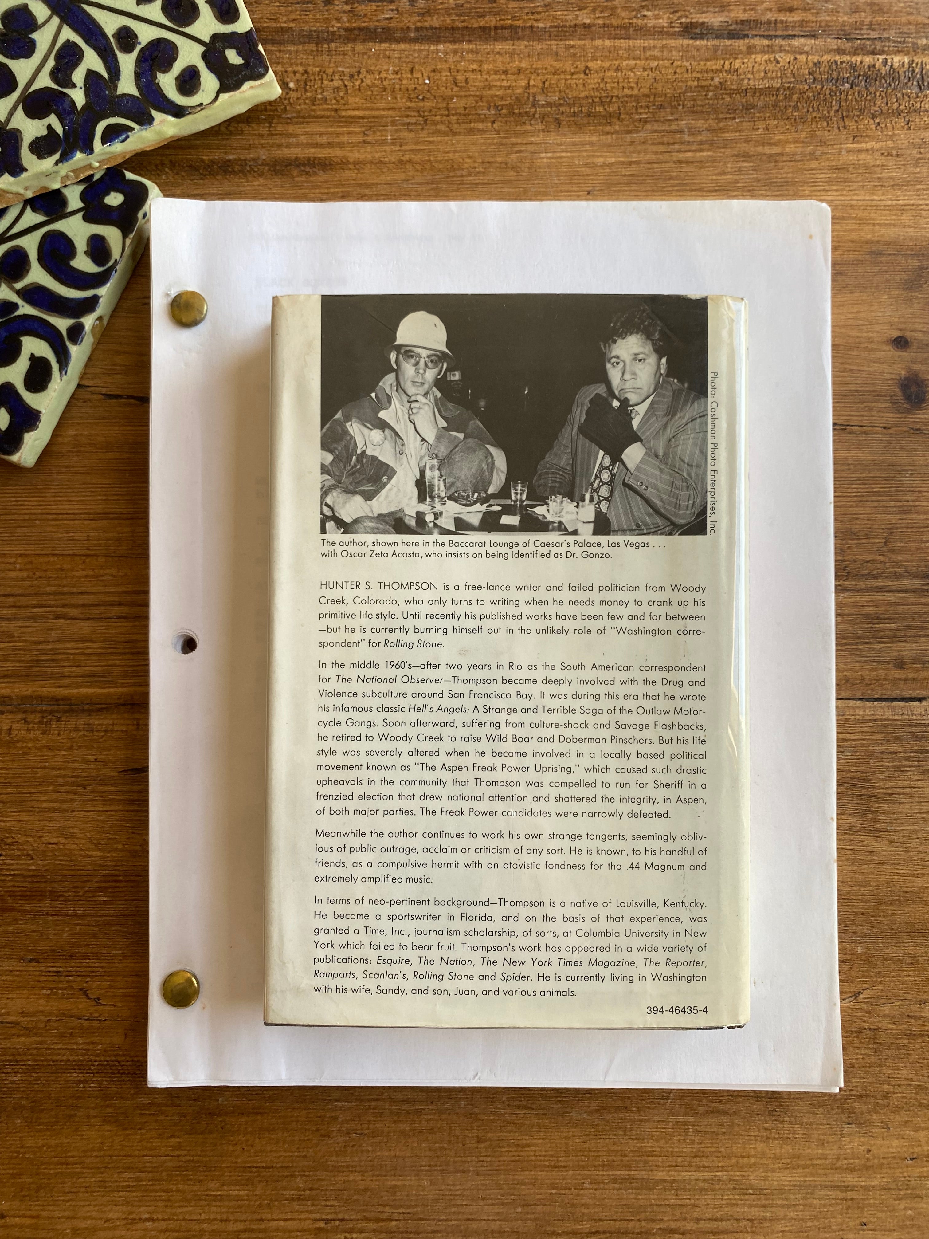 Fear and Loathing in Las Vegas | 1971, first edition alongside the